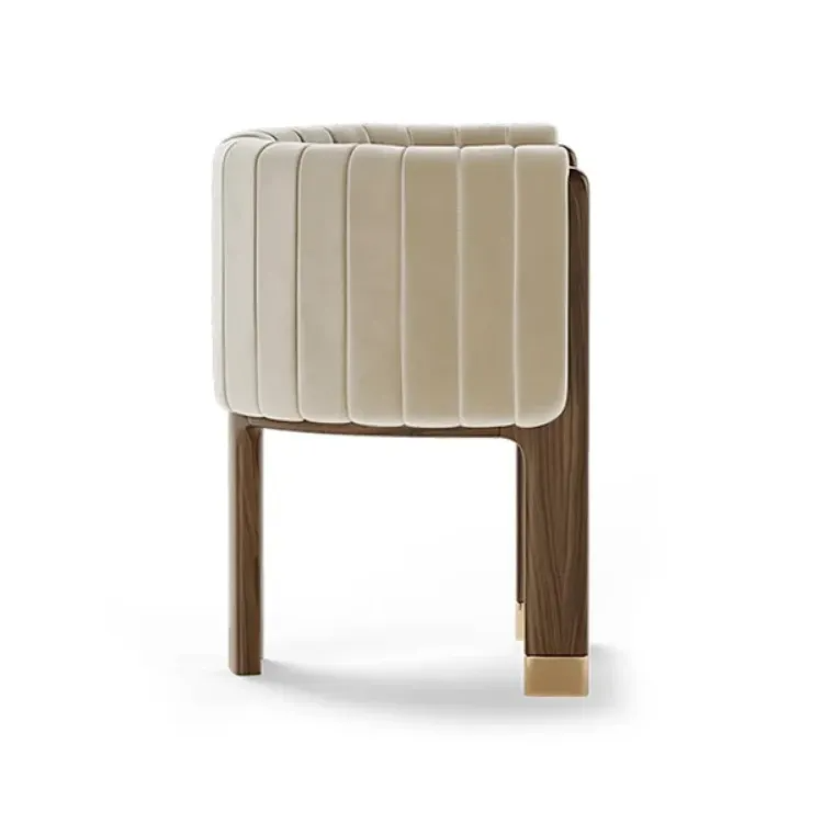 Dining table with four luxurious chairs