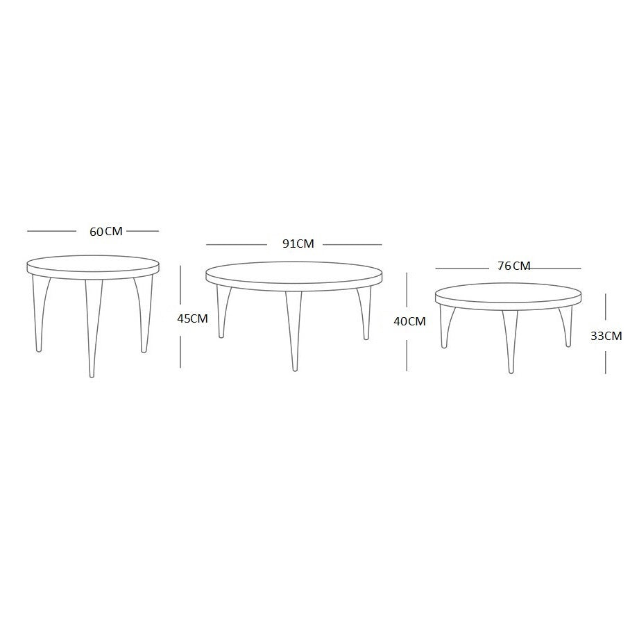 Classic coffee table set