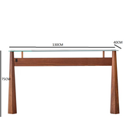 York glass console
