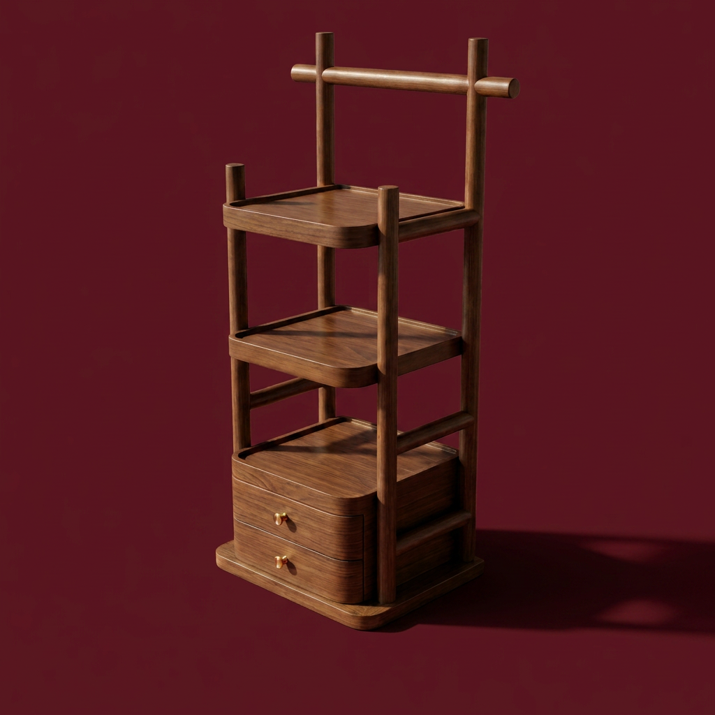 Wooden storage unit