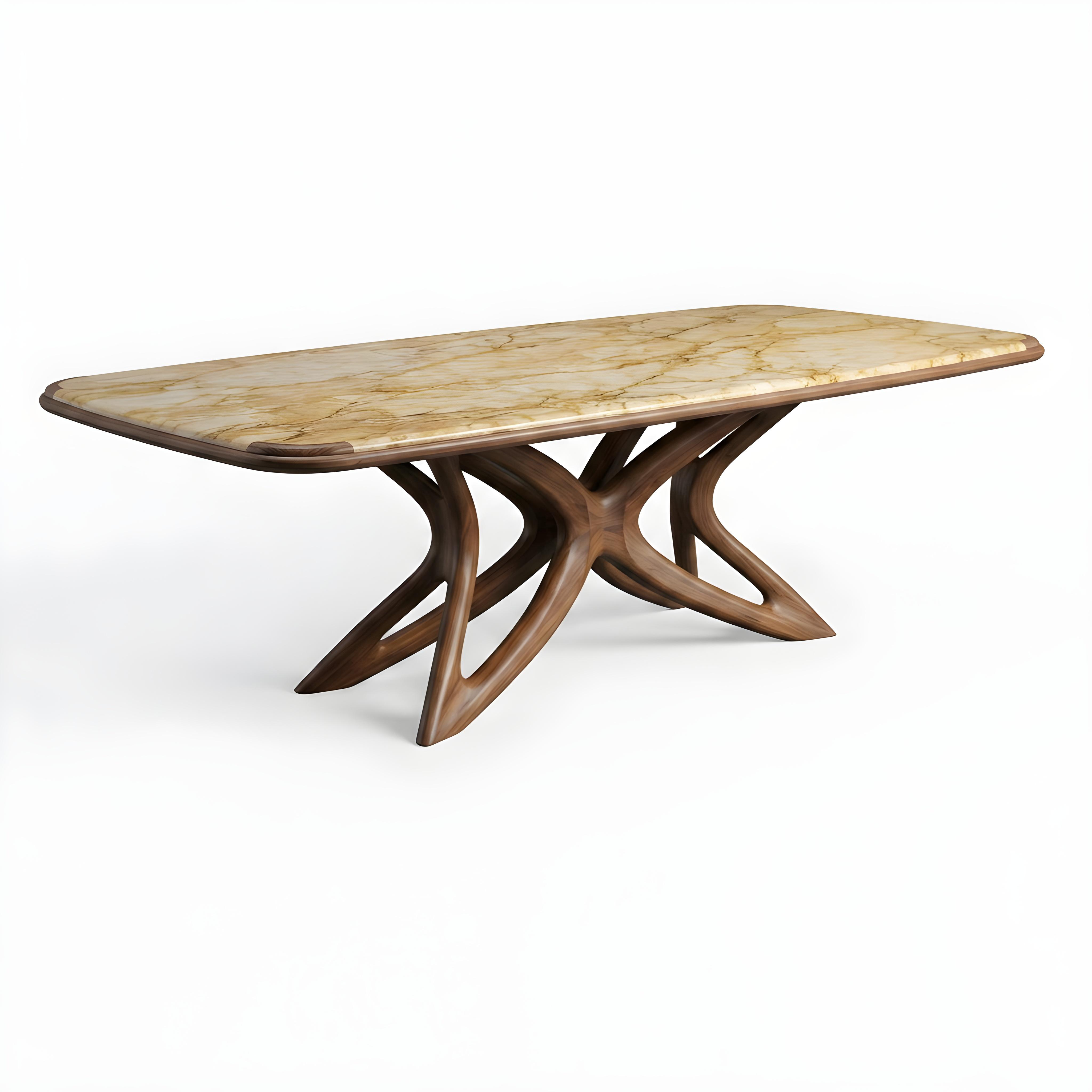 Lotus Root Dining Table – Nefertiti Lotus Origins