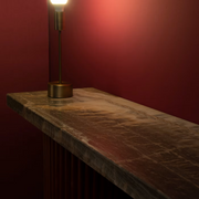 Alchimia aral tiger gray onyx console