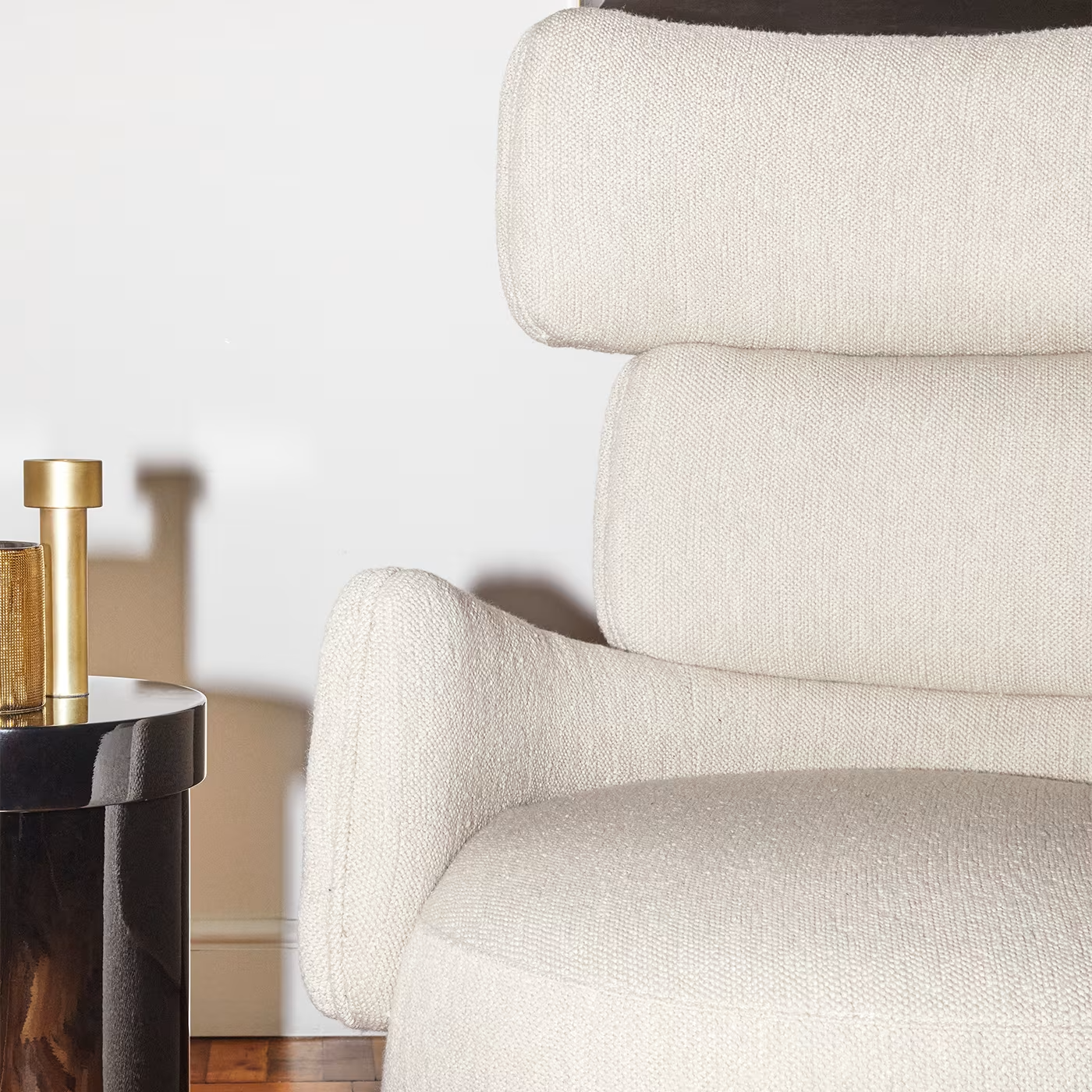 Boris beige armchair