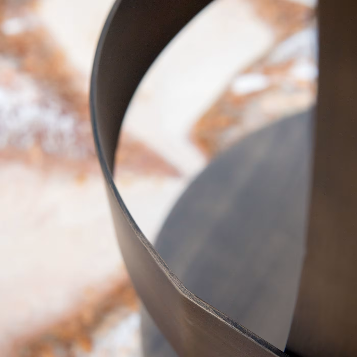 Volo natural-iron stool