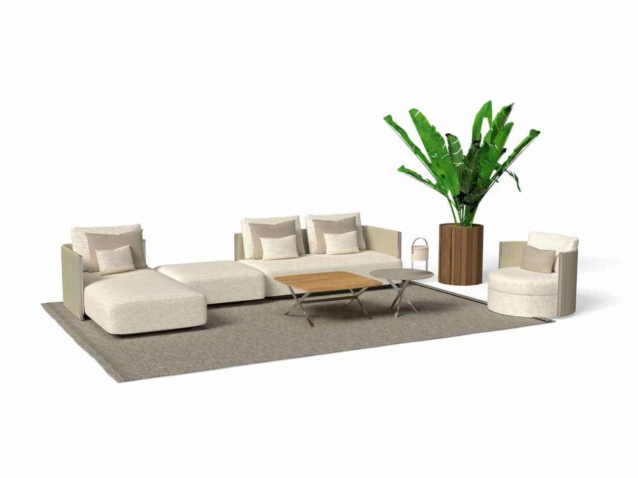 George Luxury Corner Outdoor Sofa
