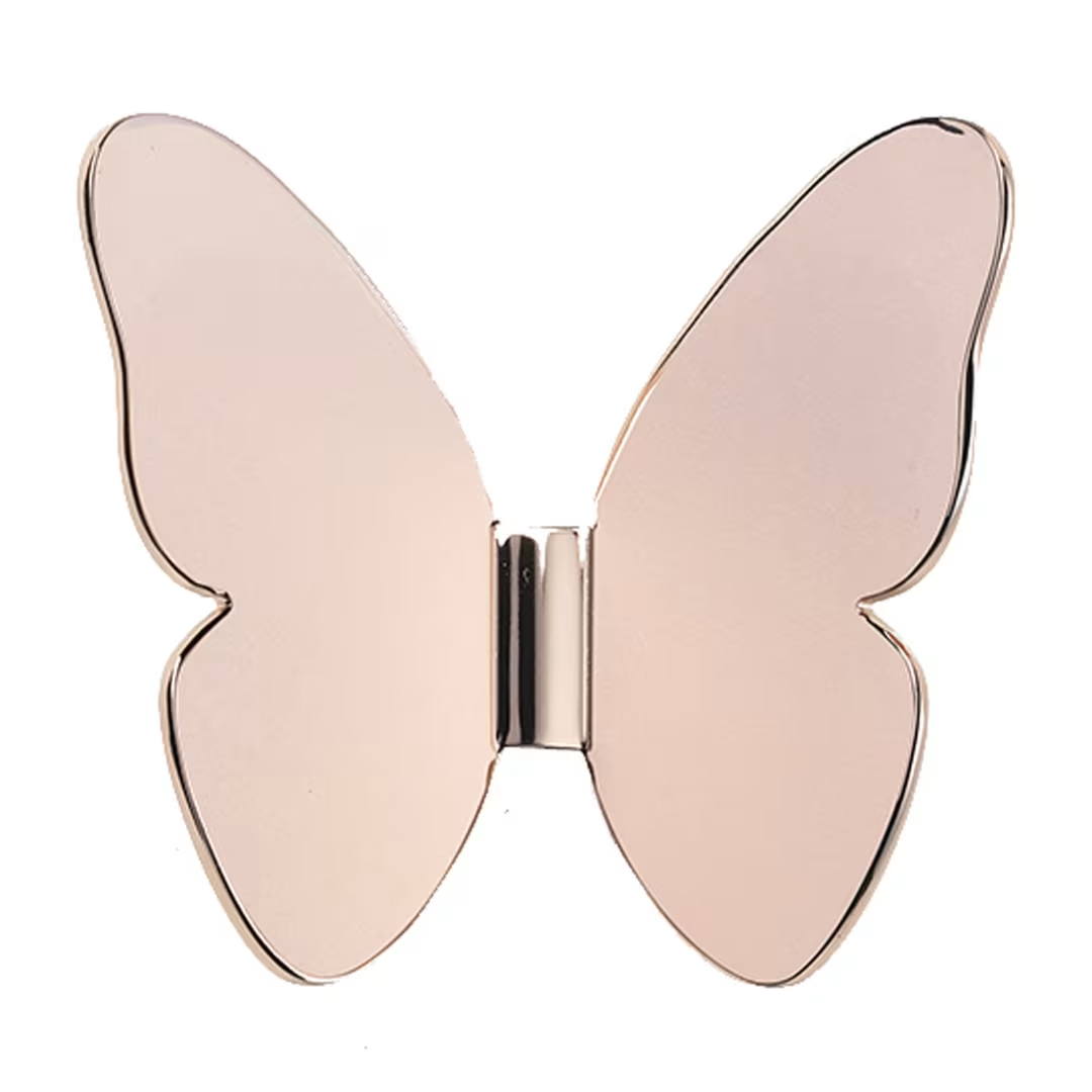 Butterfly coat hanger in copper finish
