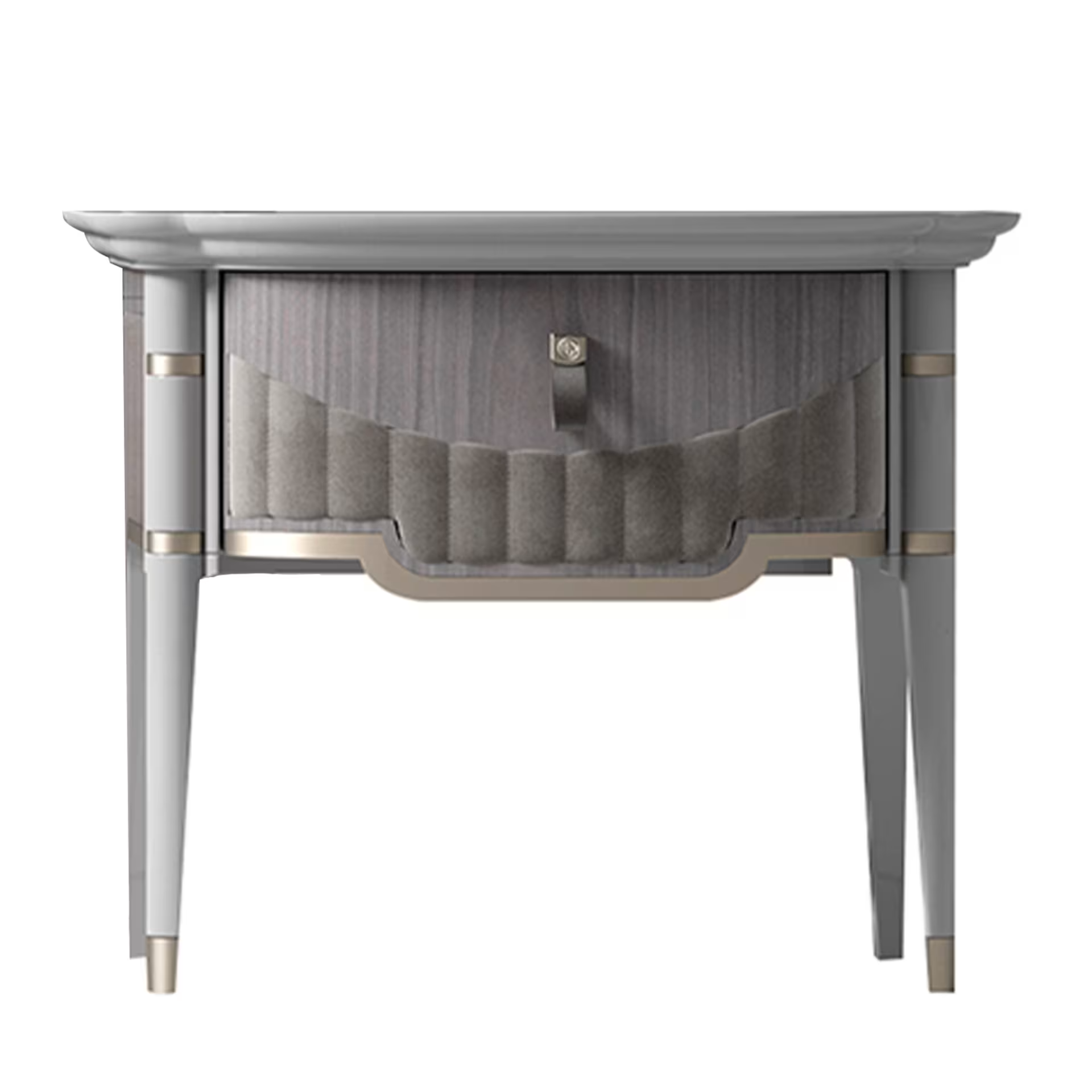 Fleming gray nightstand