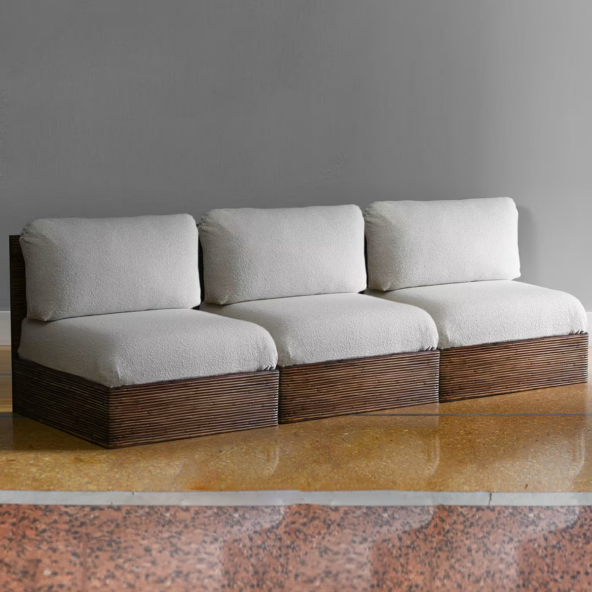 Bamboo armchair