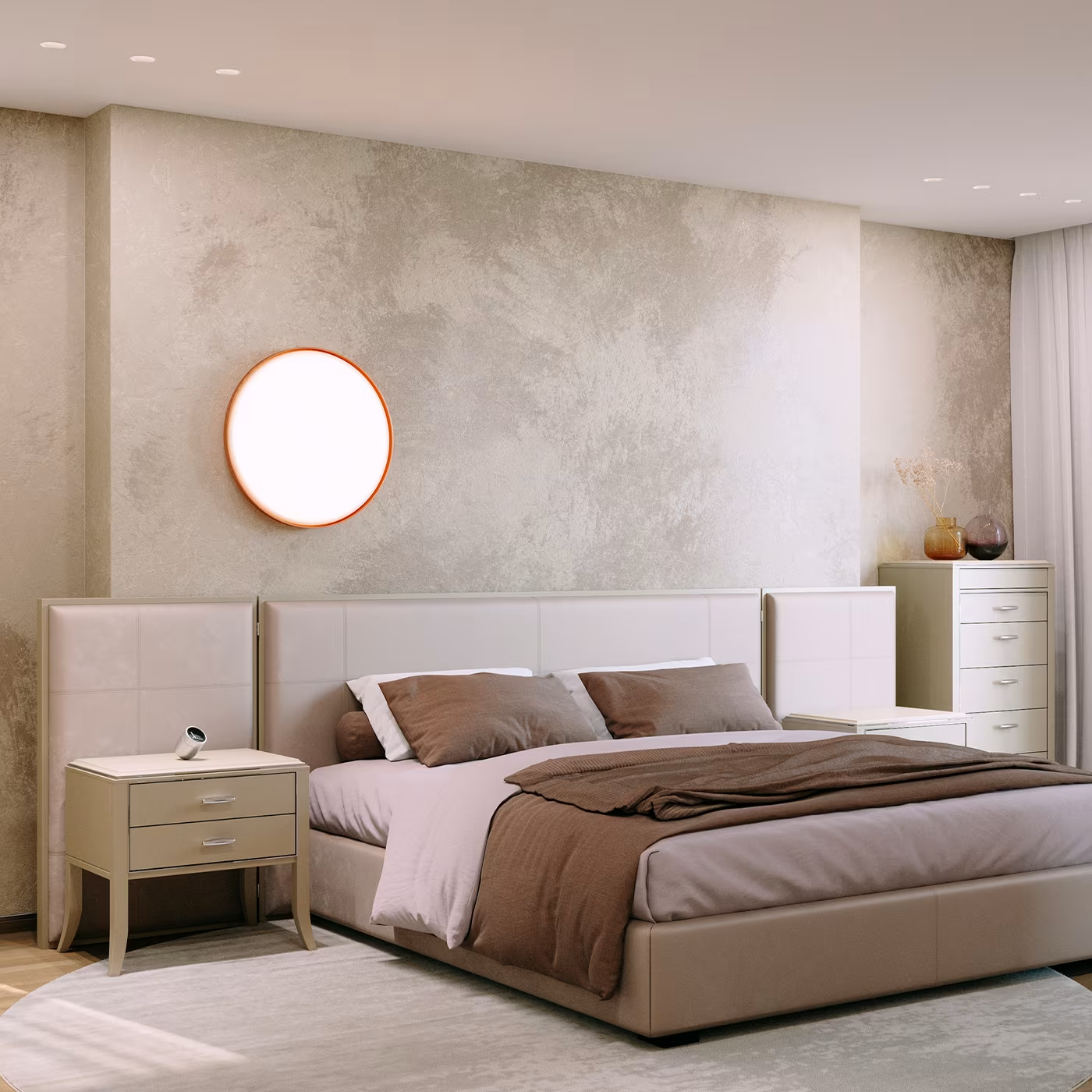 Relief nightstand