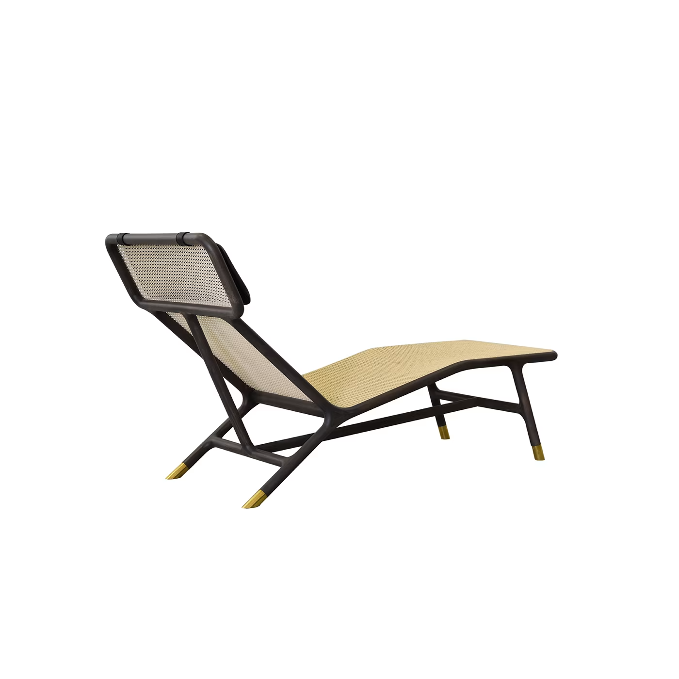 Joyce black chaise longue
