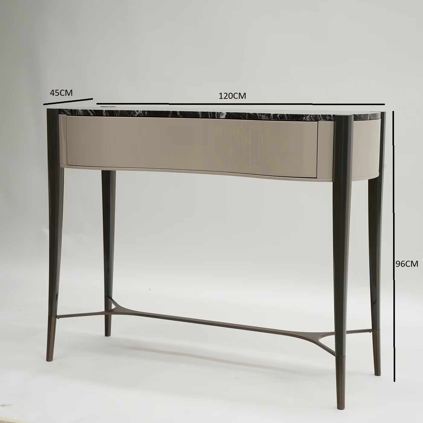 Caleido lacquered console