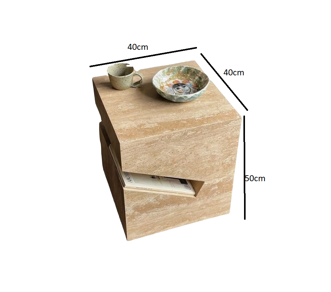 Side table with elegant design