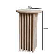 Modern natural marble side table