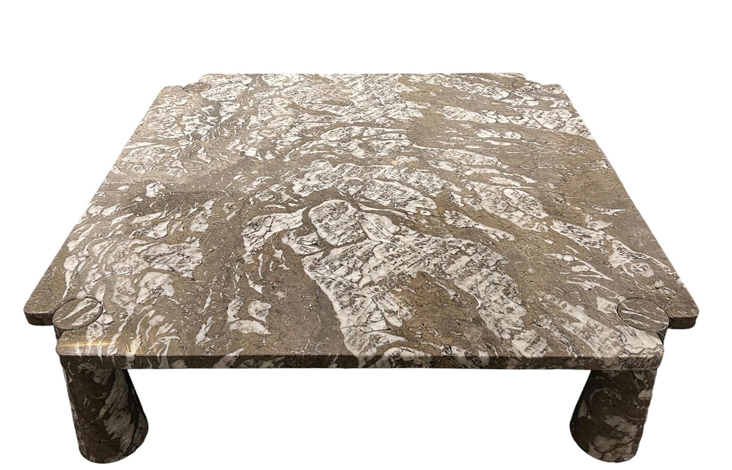 Marble coffee table