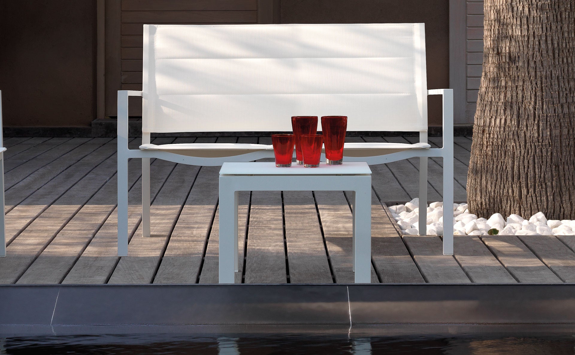 Metal outdoor sofas