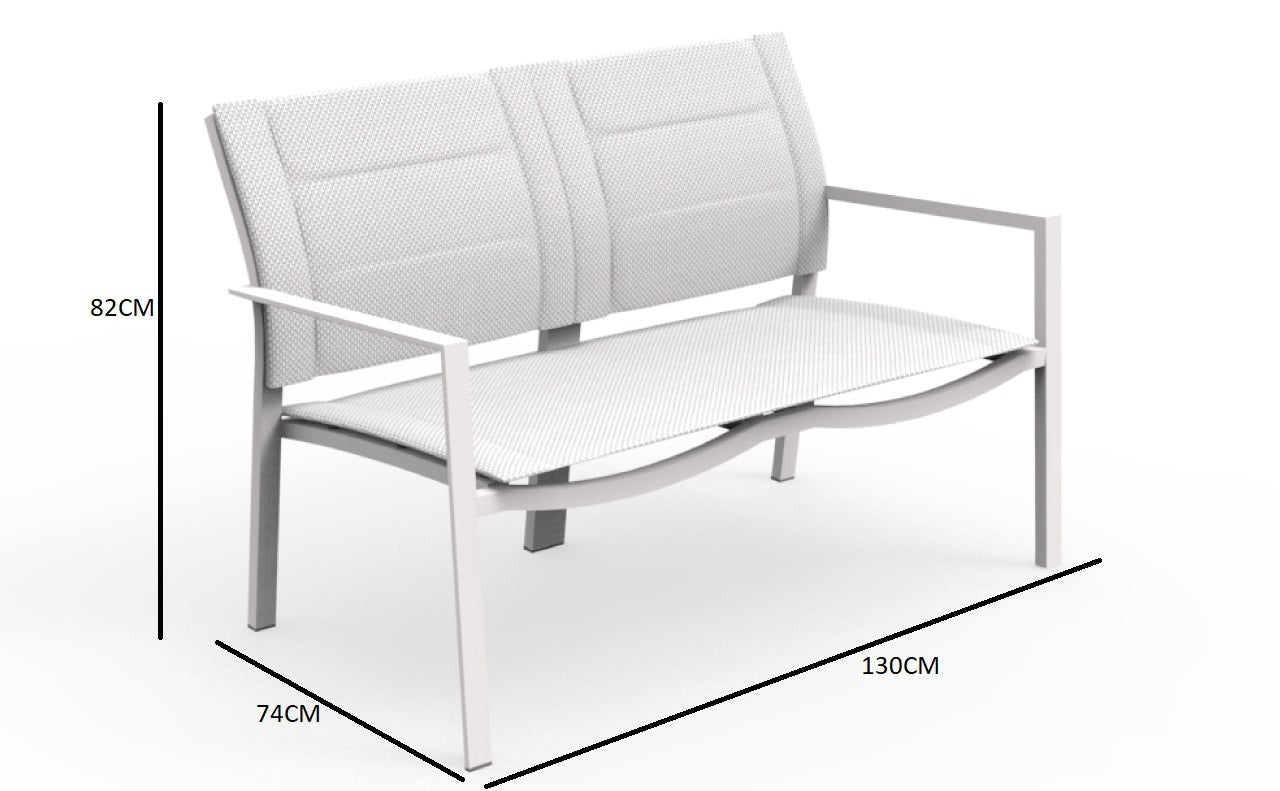 Metal outdoor sofas