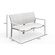 Metal outdoor sofas