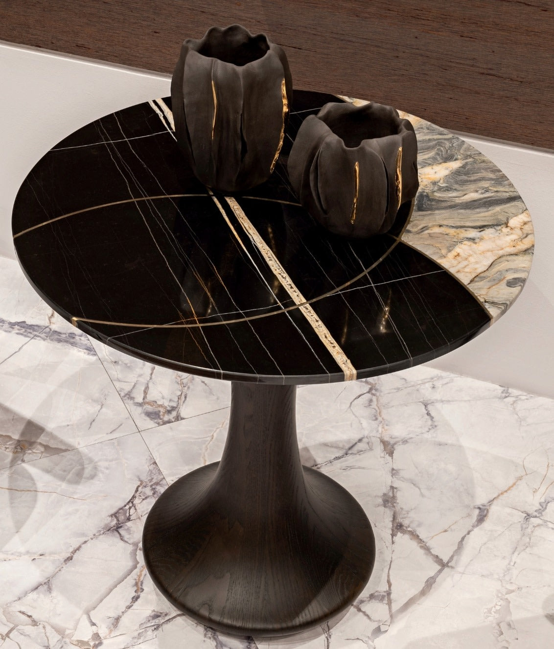 Sarin Sculptural Low Side Table