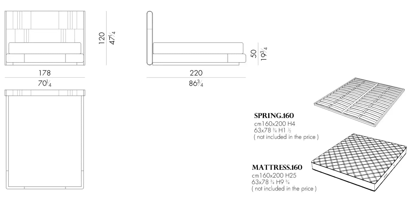 Novabed Grand Headboard Bed