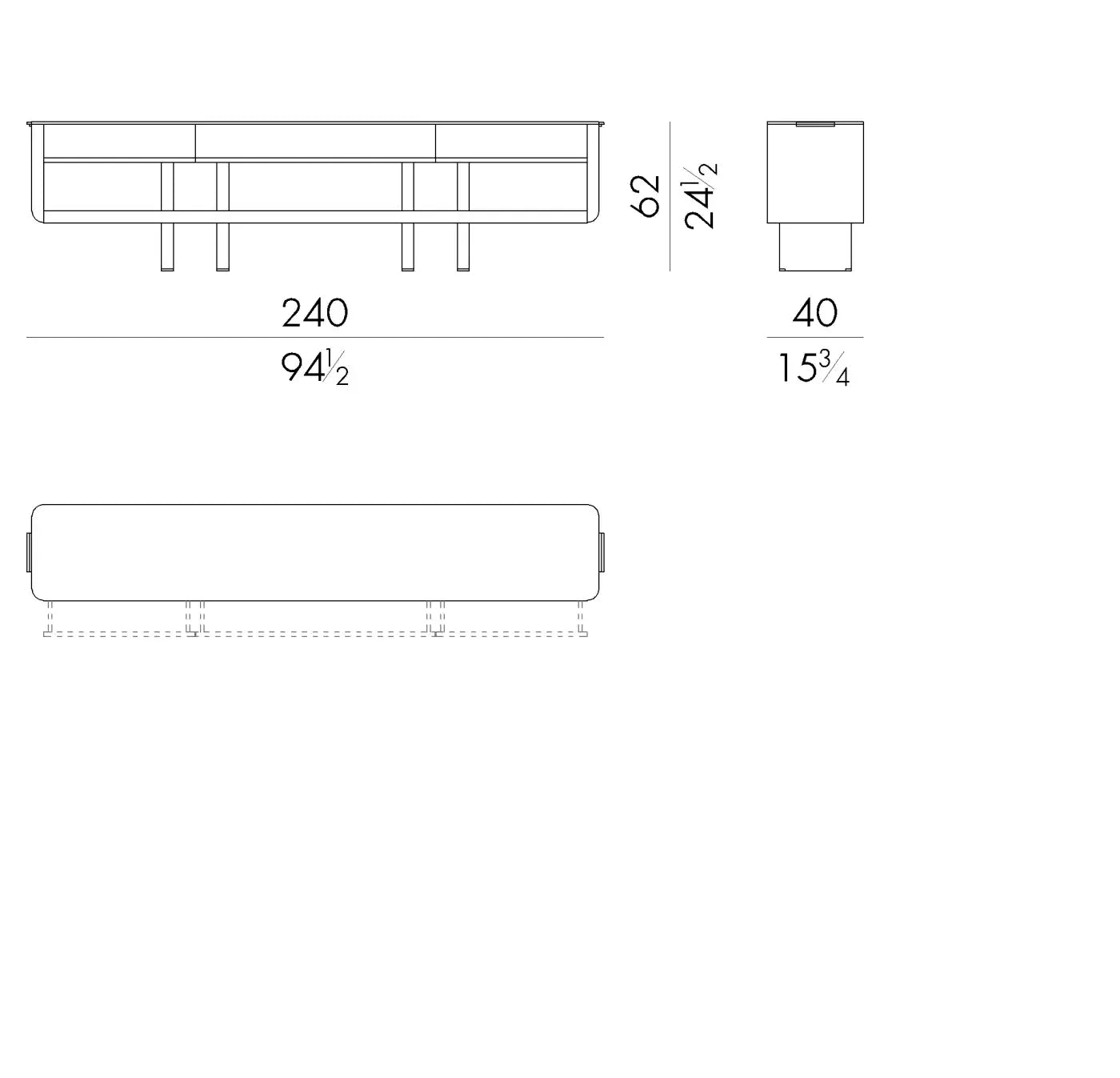 Bridge Pearl Sideboard