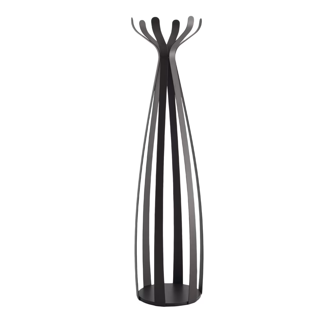 Ficus phyto-inspired burnished coat hanger