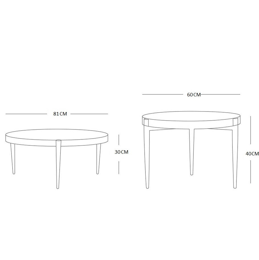 The coffee table elegant design