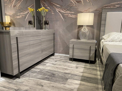 Metallic Elegance Bedroom