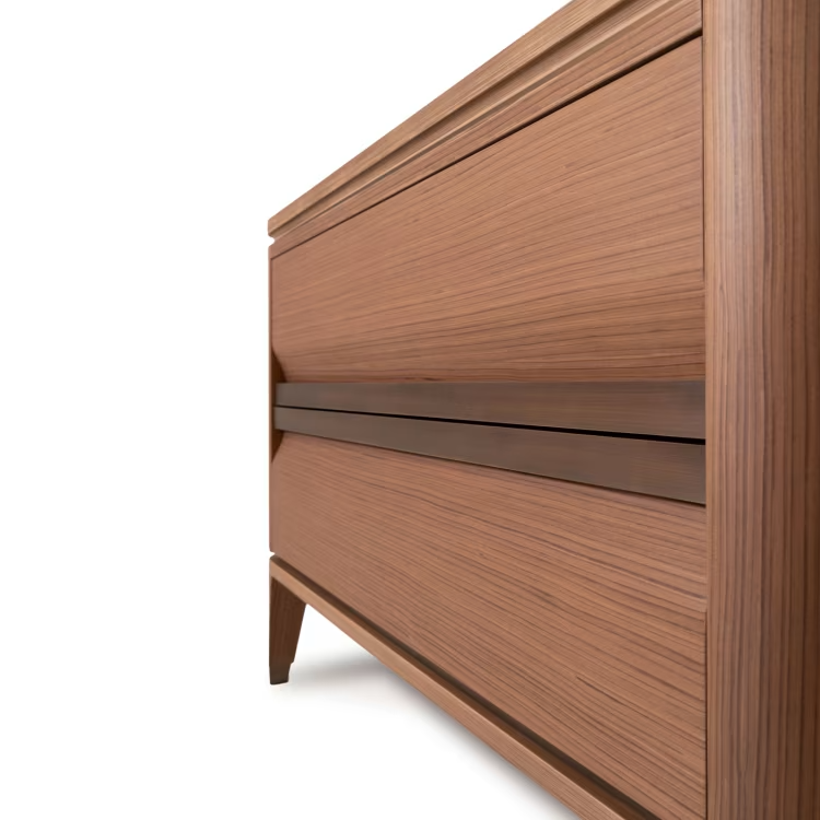 Ercolino night stand extra large with rosewood finish