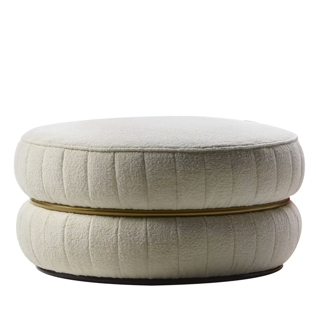 Lillo white pouf