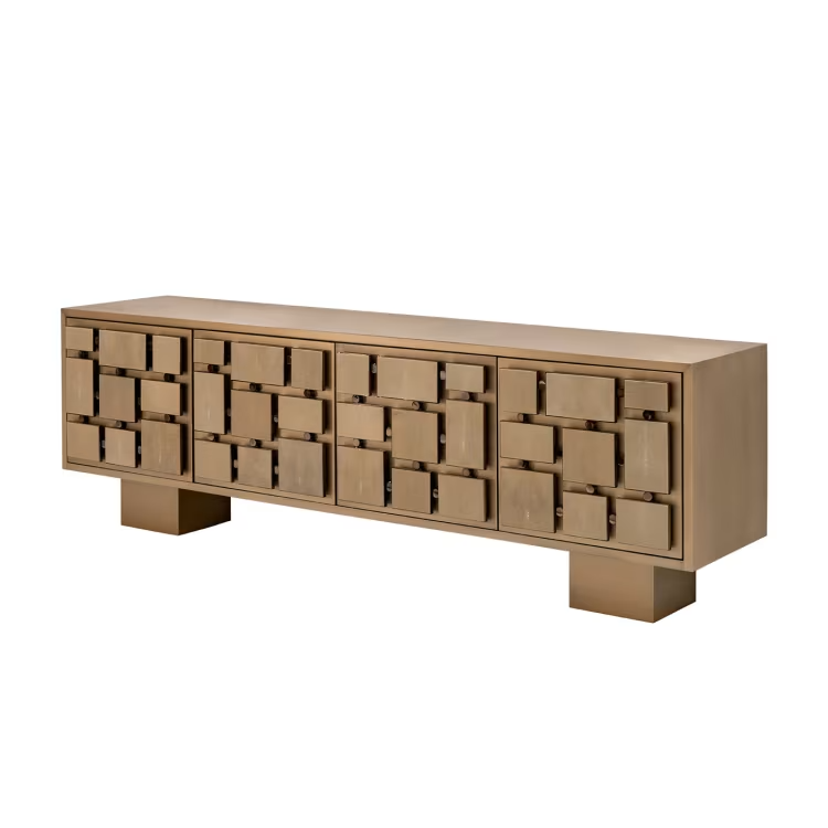 Sideboard with ray skin