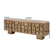 Sideboard with ray skin