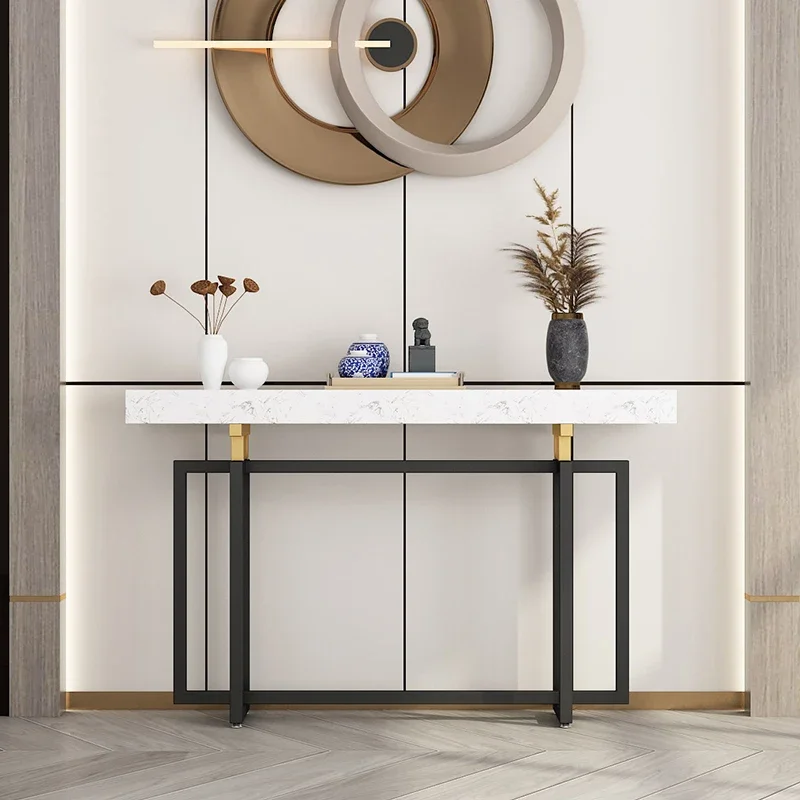 Black And White Elegant Console