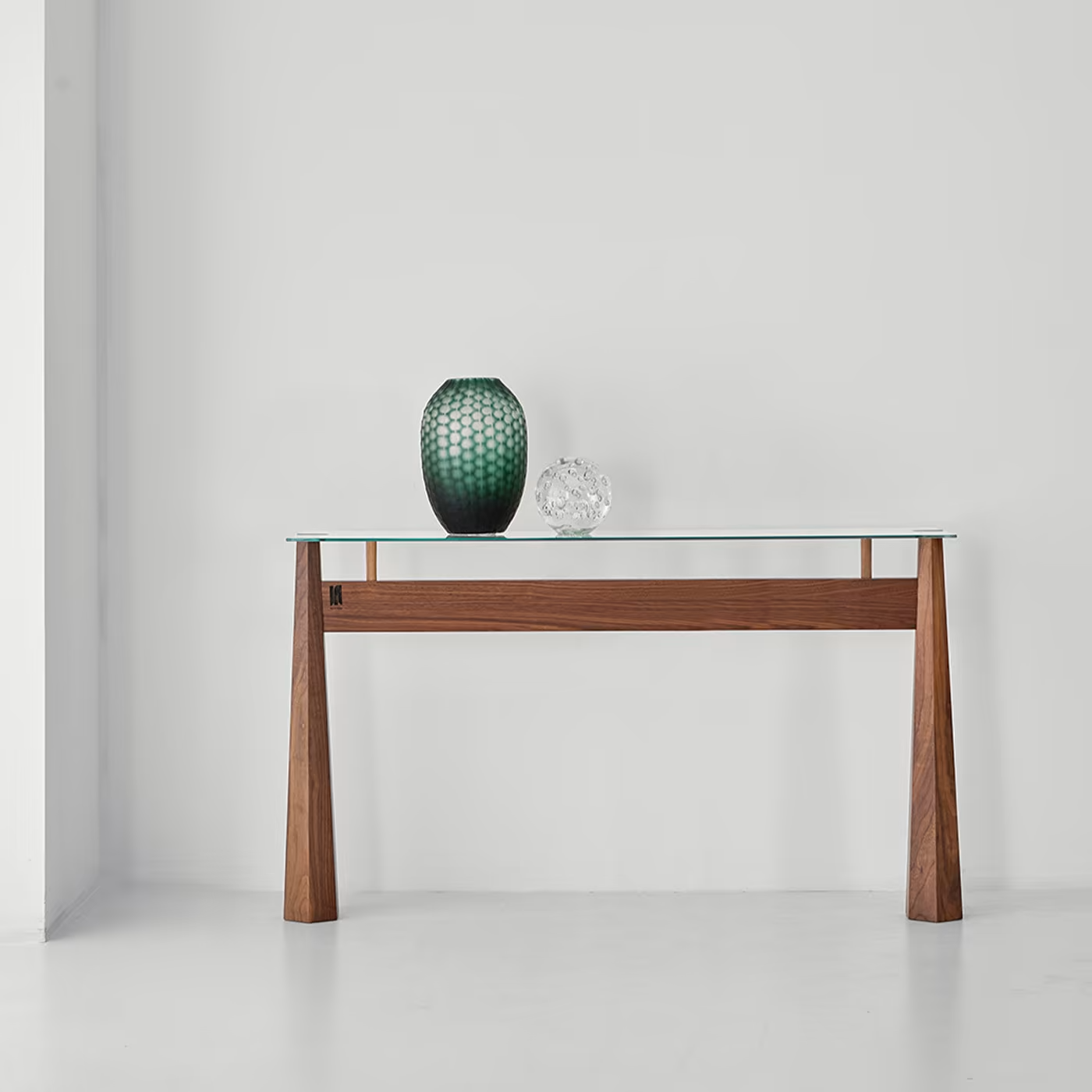 York glass console