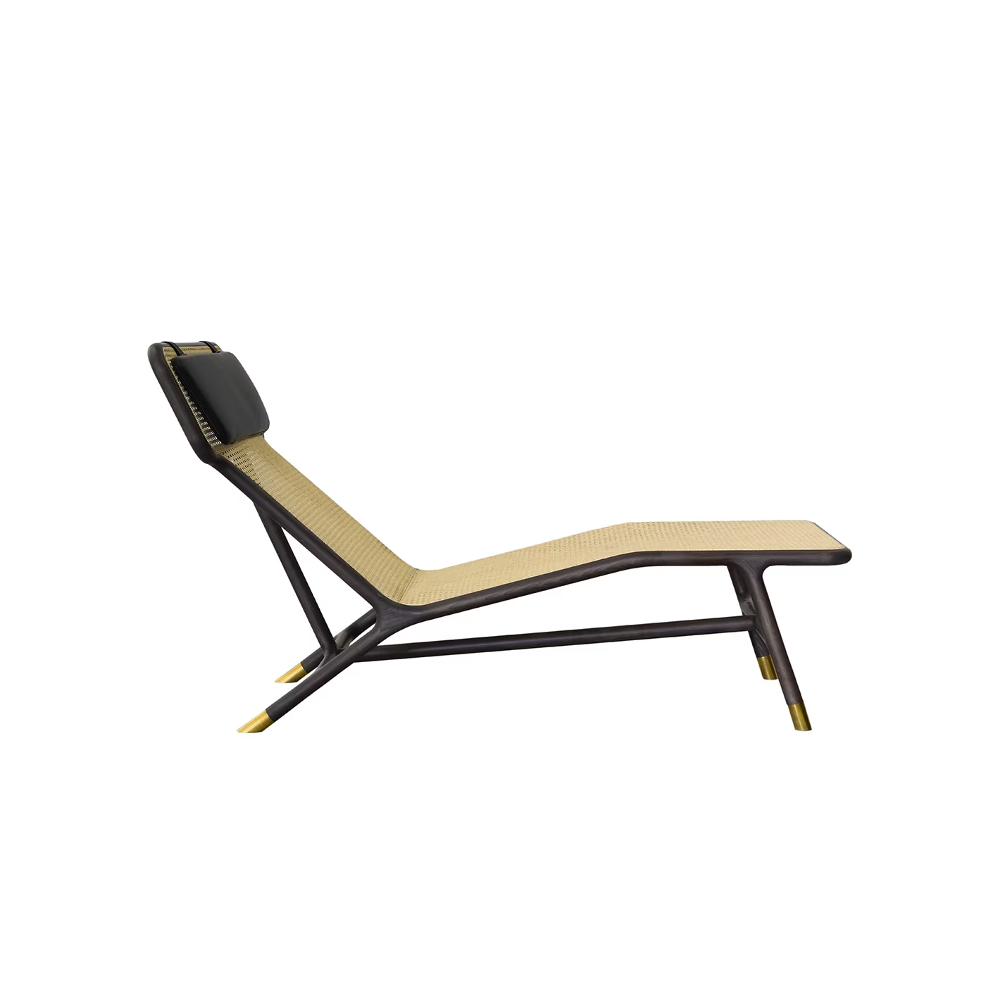Joyce black chaise longue