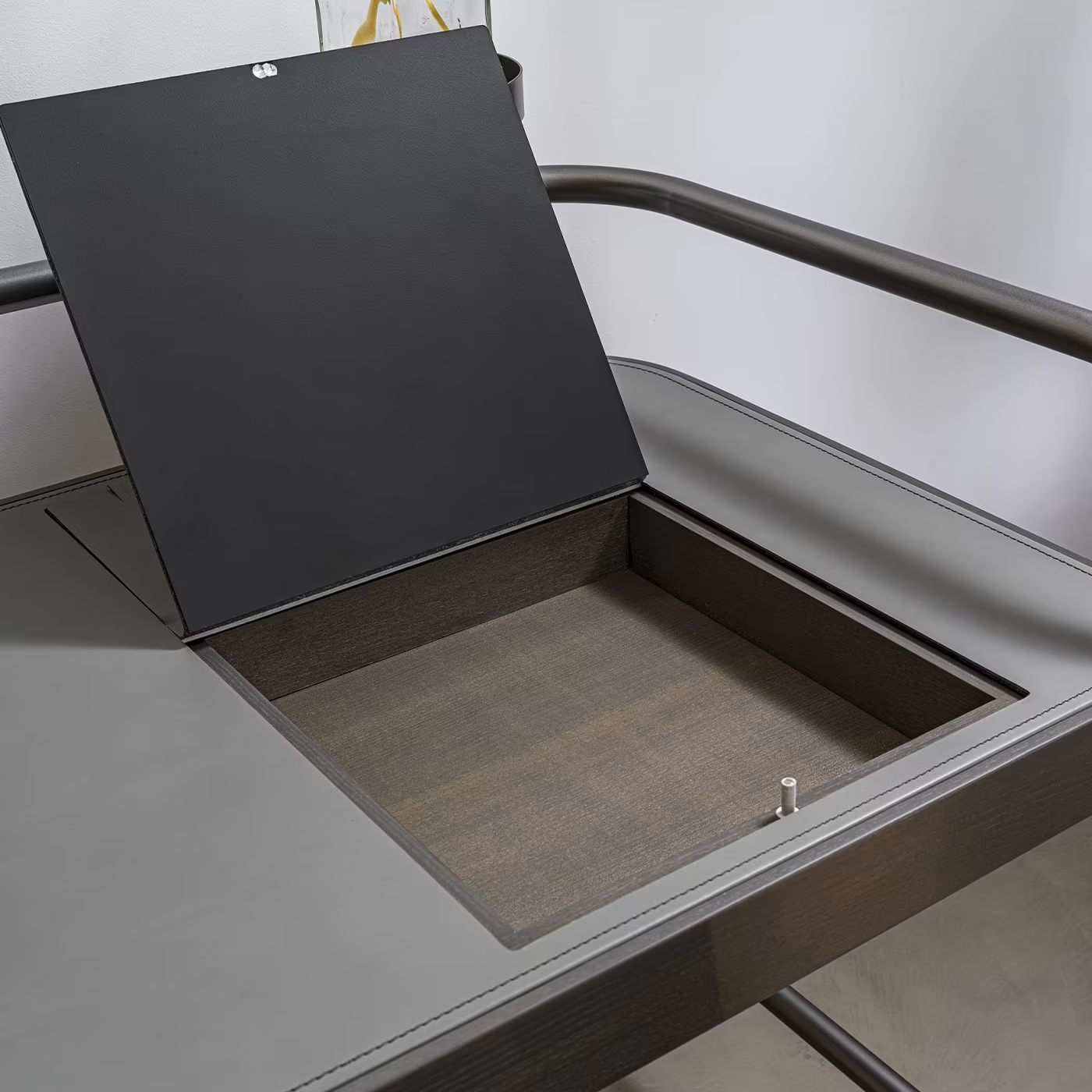 Raily gray writing desk