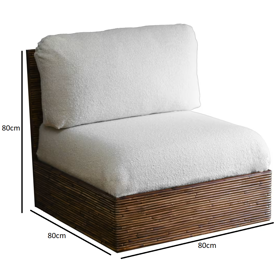 Bamboo armchair