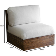Bamboo armchair