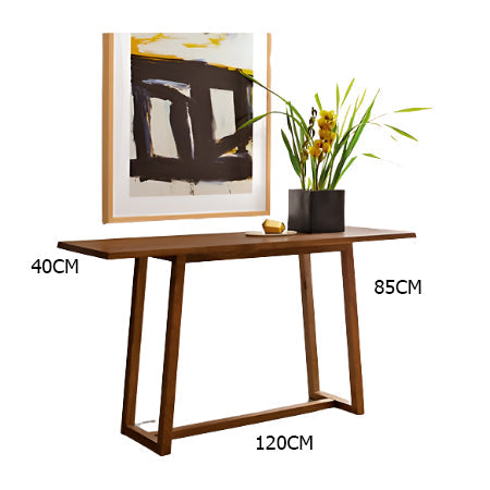 Chic Modern Console with Wood Legs