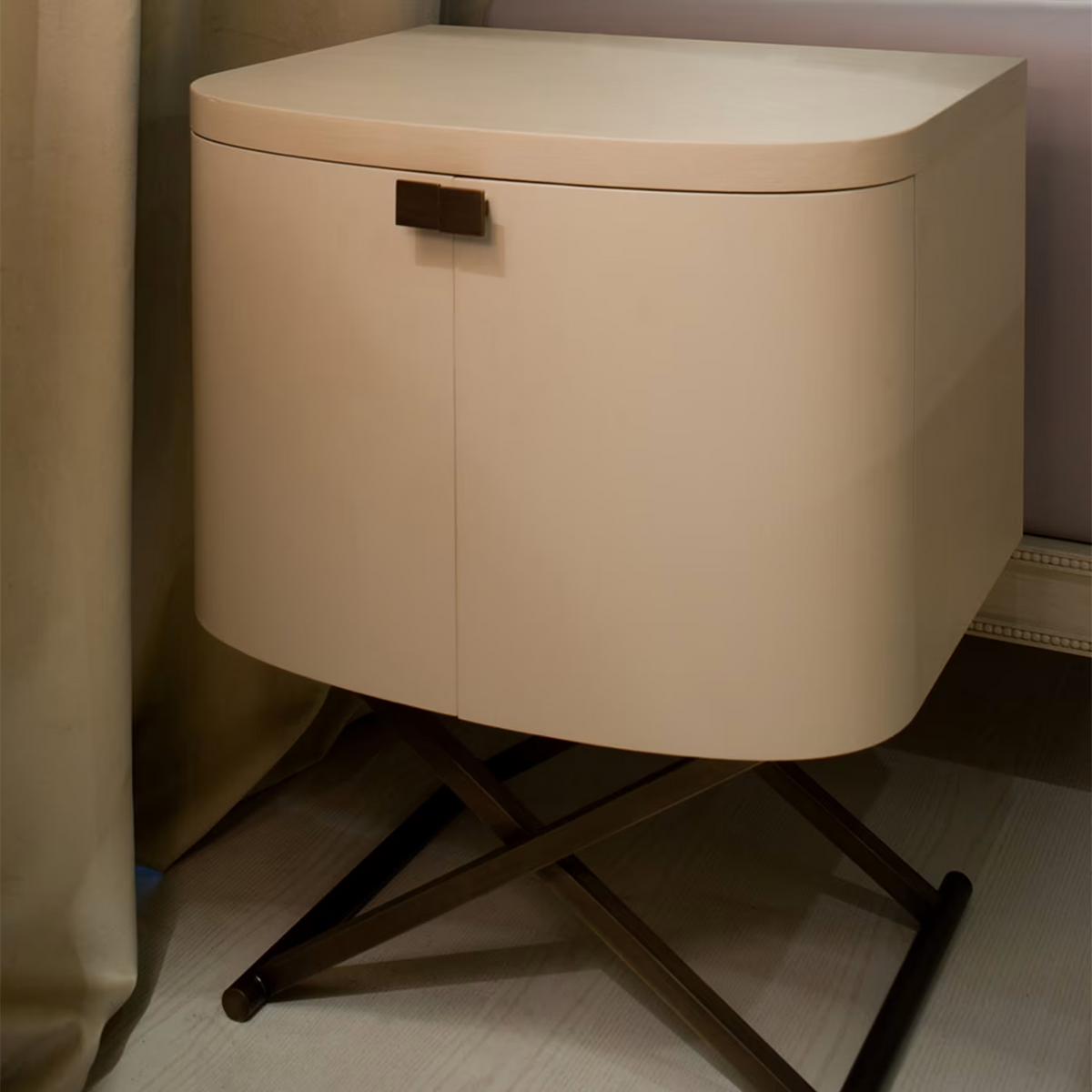 Earl grey side cabinet