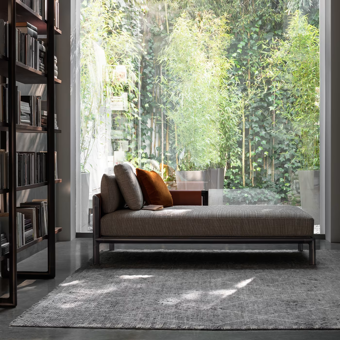 Frame l-shaped chaise longue