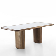 Diamante recta dining table