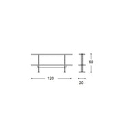 Scarlet Open Shelving Unit