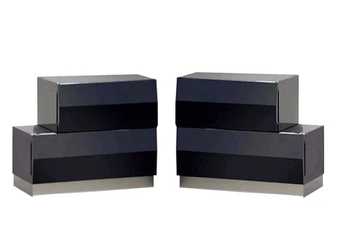 Black Lacquer Milan Bedroom