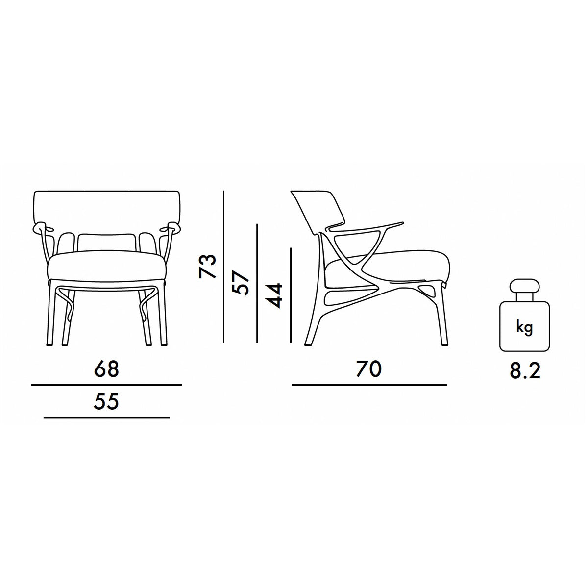 Kartell Armchairs