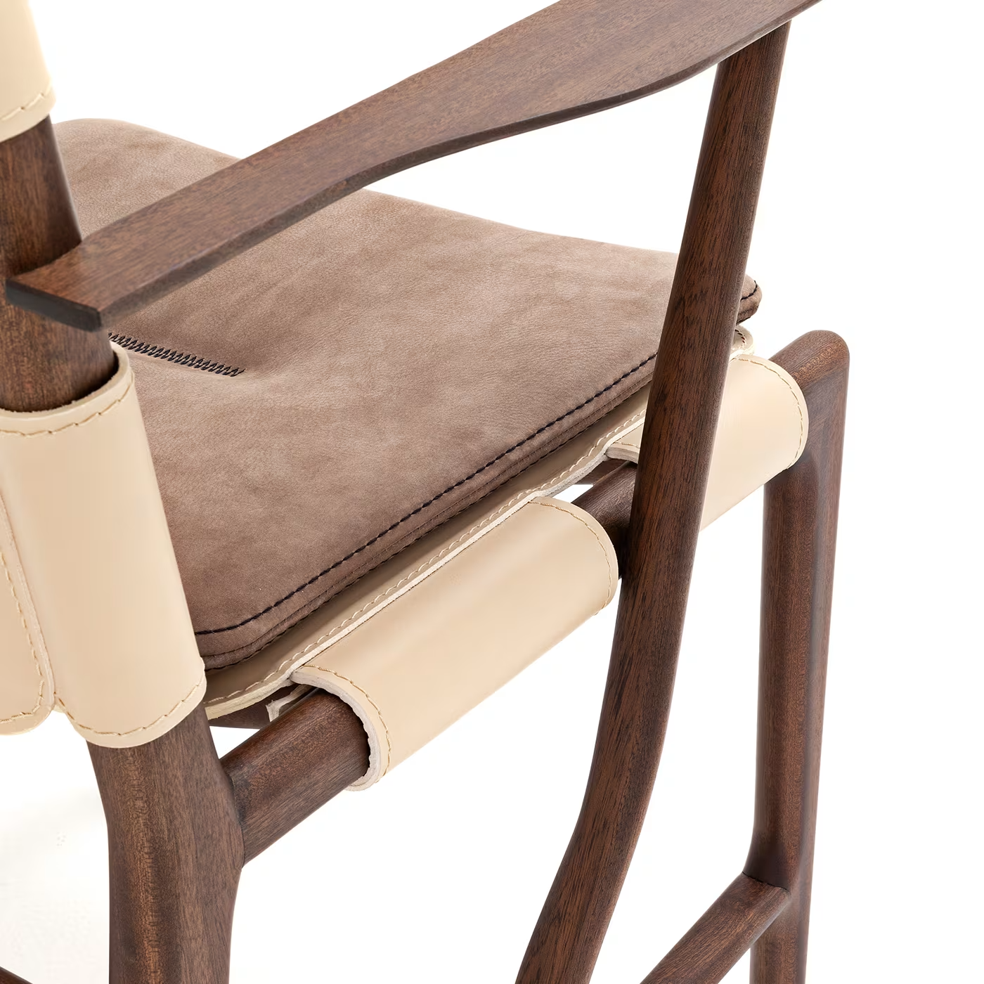 Levante beige chair with armrests