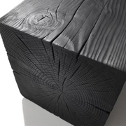 Curve volcano black bench