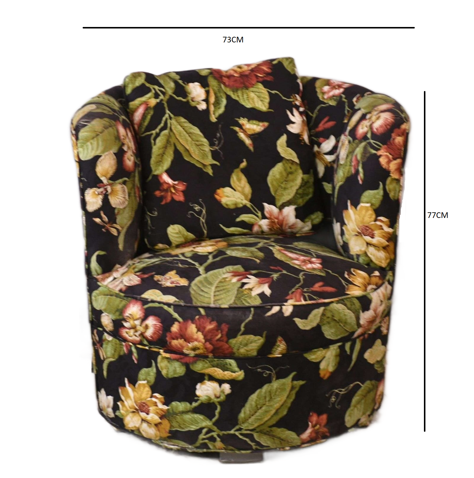 Contemporary round chair