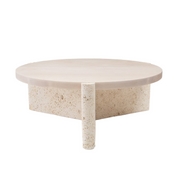 Natural marble coffee table