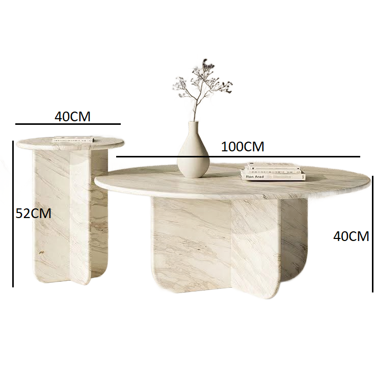 Luxury marble table set