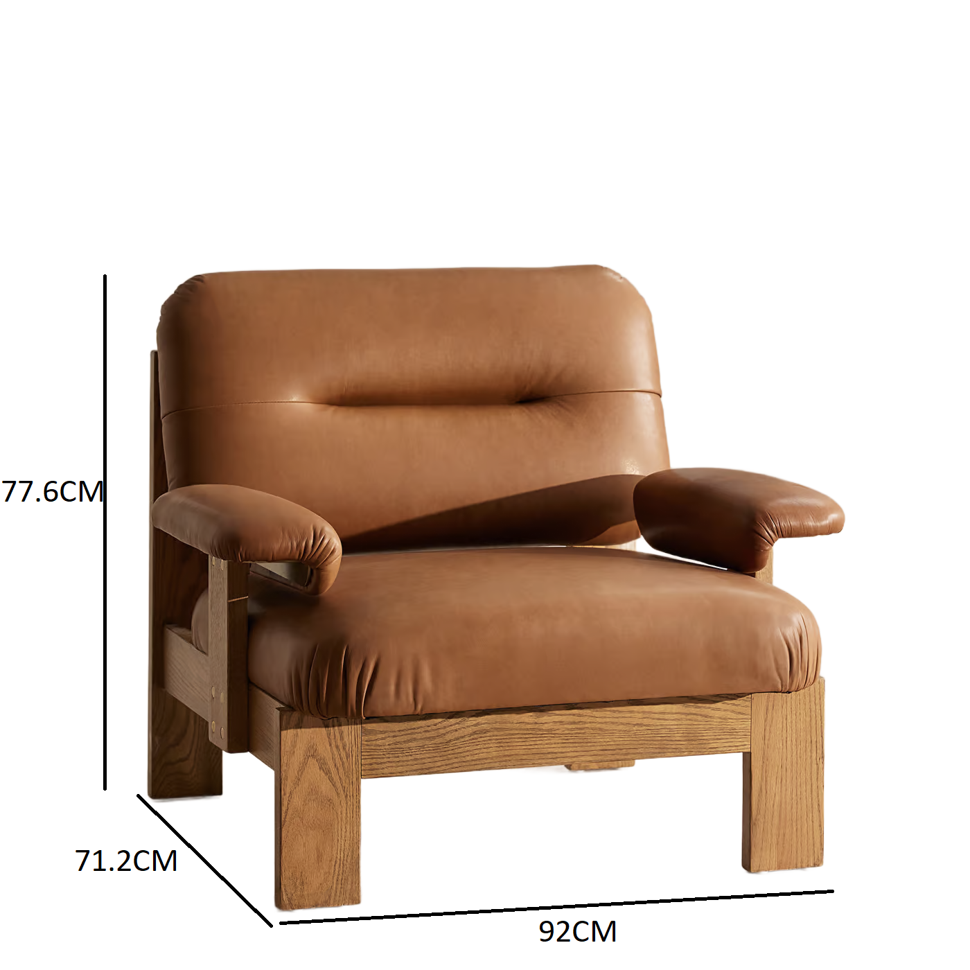 Hulan Leather Armchair